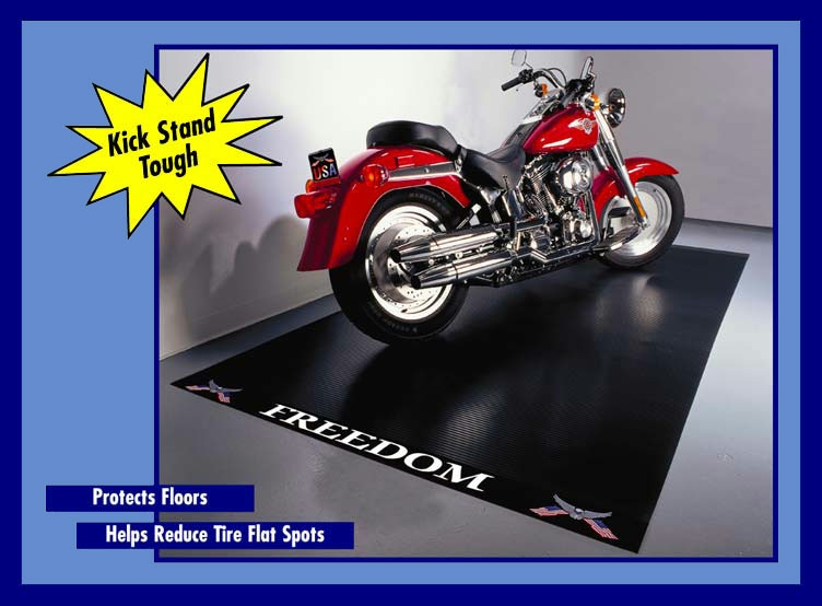 Motorcycle Mat-HeavyDuty w/Freedom label